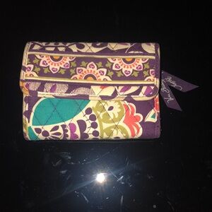 Vera Bradley, multicolored wallet quadruple fold